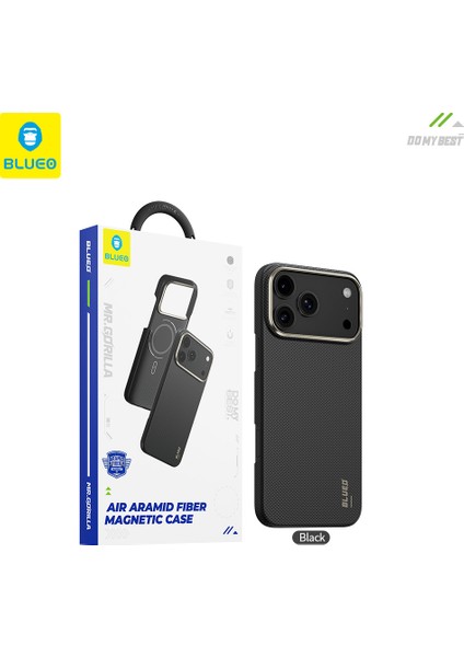 iPhone 17 Pro Uyumlu Magsafe Özellikli Slim Ince Air Aramid Fiber Magnetic Kılıf