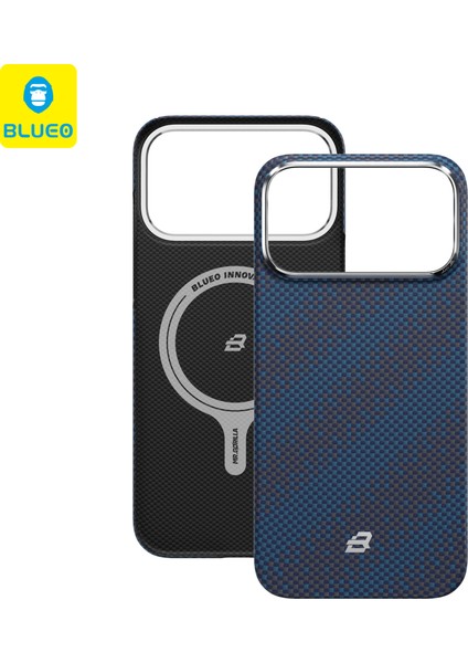 iPhone 17 Pro Max Uyumlu Magsafe Özellikli Suya Çizilmeye Dayanıklı Glided Galaxy Fiber Kılıf fırsatları