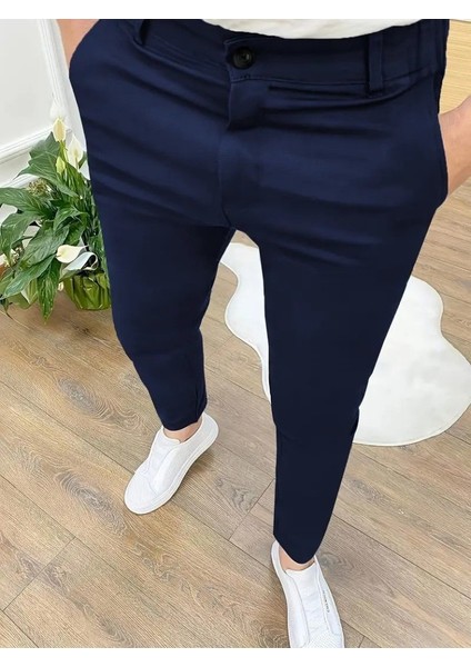 Erkek Cepli Slimfit Atlas Pantolon modelleri