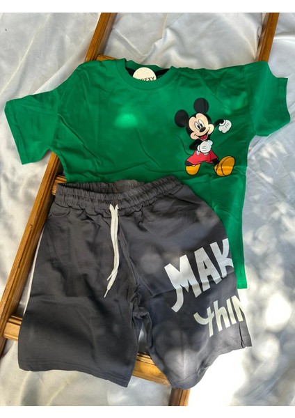 Mickey Baskılı Alt Üst Takım Y modelleri