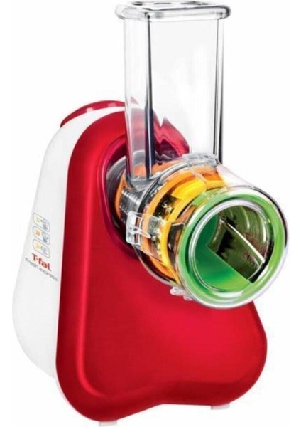 3'ü 1 Arada 200W Meyve ve Sebze Rende Doğrayıcı, Kırmızı