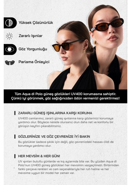 Unisex Siyah Güneş Gözlüğü APSN012801--55 Ekartman fırsatları