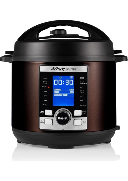 Çok Fonksiyonlu 6l Basınçlı Pişirici, Pratik ve Kullanışlı Tasarım