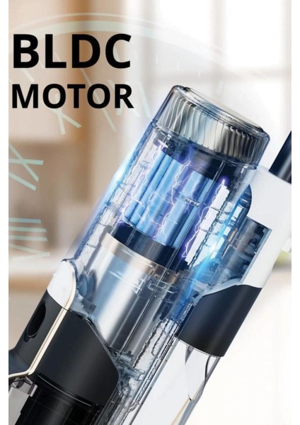 Şarjlı Islak Kuru Elektrikli Zemin Temizleme Cihazı, Beyaz Renk fırsatları