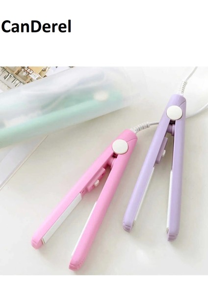 Mini Seramik Uçlu Seyahat Saç Düzleştirici, Kolay Taşınabilir ve Parlak Saçlar Için Ideal