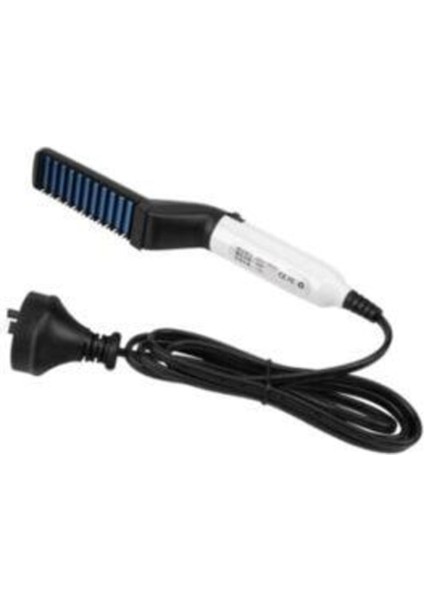 Beyaz Çok Fonksiyonlu Saç ve Sakal Düzleştirici Tarak, Pratik Kullanım