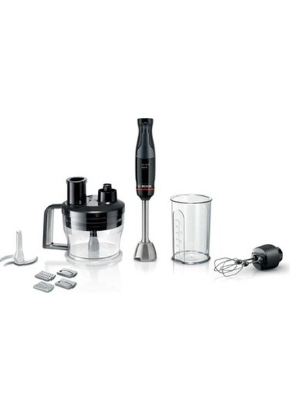 1000 W Güçlü El Blenderi, Seri 4, Siyah, Çok Amaçlı Kullanım
