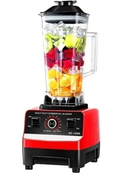 Mıojı Çok Fonksiyonlu Blender 6500W Profesyonel Buz Kırma Özellikli Meyve Sebze ve Tahıl Öğütücü Blender