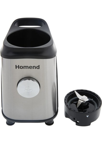 Gri Kişisel Blender Seti, Pratik ve Şık Temizlik Kolaylığı Sunar