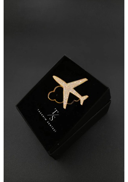 Broş Metal Rozet Uçak Bulut Gold Hostes Host Boeing Airbus Kıyafet Şapka Takı Aksesuar Airplane fiyatları