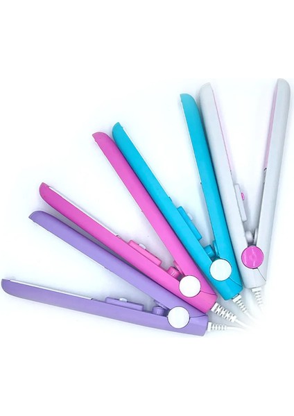 Taşınabilir Mini Saç Düzleştirici, Saklama Kutulu, Pembe, Kolay Kullanım fiyatları