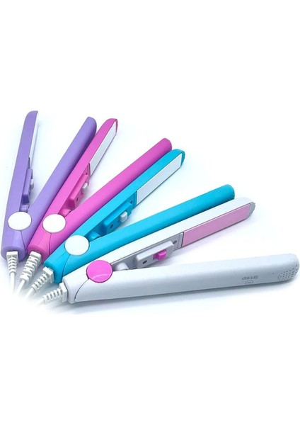 Taşınabilir Mini Saç Düzleştirici, Saklama Kutulu, Pembe, Kolay Kullanım modelleri