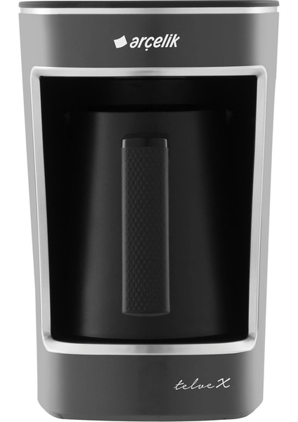 Antrasit Renkli Elektronik Kahve Makinesi, Pratik ve Şık Tasarım