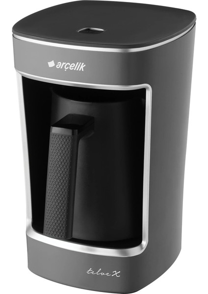 Antrasit Renkli Elektronik Kahve Makinesi, Pratik ve Şık Tasarım modelleri