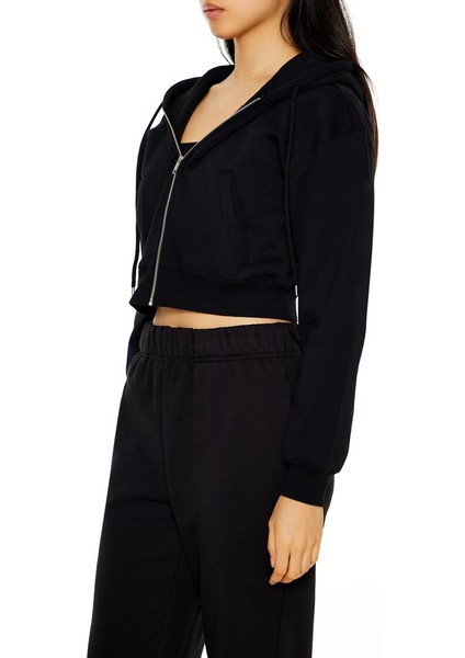 Crop Polar Sweatshirt