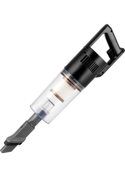 Dik Pratik Süpürge 500W, Hepa Filtre, Toz Hazneli, Çelik Boru, Gold Renk