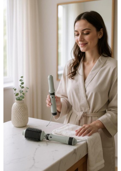 5 In 1 Hava Üflemeli Seramik Saç Şekillendirici Set, Çok Fonksiyonlu ve Güçlü Tasarım