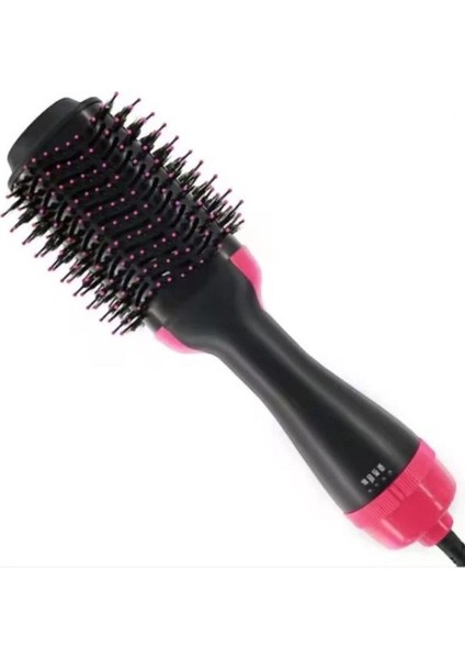 Siyah Fönlü Tarak, Pratik ve Şık Saç Şekillendirme Aracı