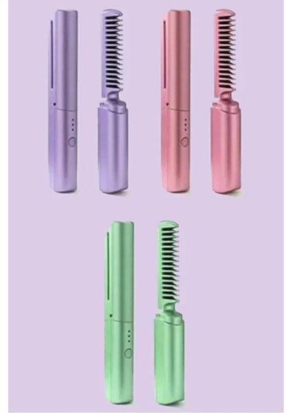 Taşınabilir Mini Seramik Kaplı Seyahat Saç Düzleştirici, Renkli, Pratik ve Hafif Tasarım indirimleri