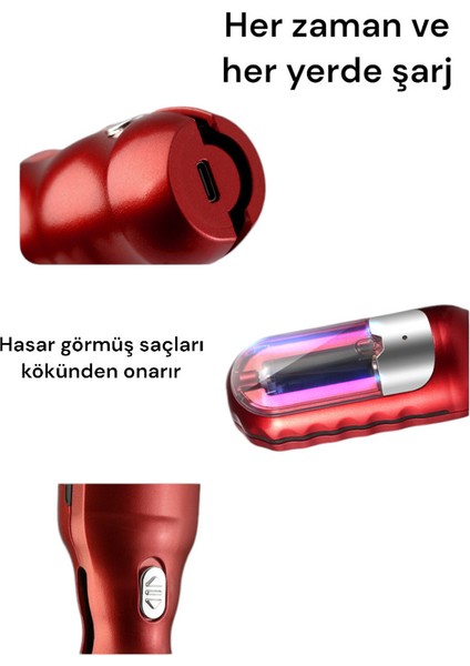 3. Nesil Kırmızı Renk Saç Kırık Alma Cihazı, Yeni ve Etkili Model fırsatları