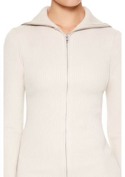 Fermuarlı Triko Mini Elbise modelleri