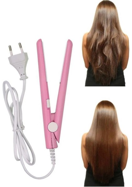 Pembe Mini Seyahat Saç Düzleştirici, Hafif ve Pratik Kullanım Için Ideal fiyatları
