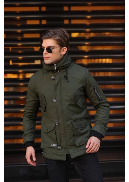 Softshell Su ve Soğuk Geçirmez Kapüşonlu Kısa Parka modelleri