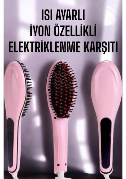 Isı Ayarlı, Elektriklenmeyen, Sık Dişli, Saç Düzleştirici, Fön Tarağı indirimleri