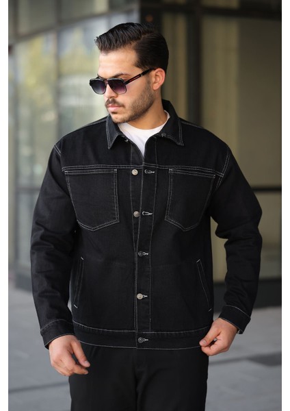 Erkek Regular Fit Düğmeli Vintage Siyah Ceket fiyatları