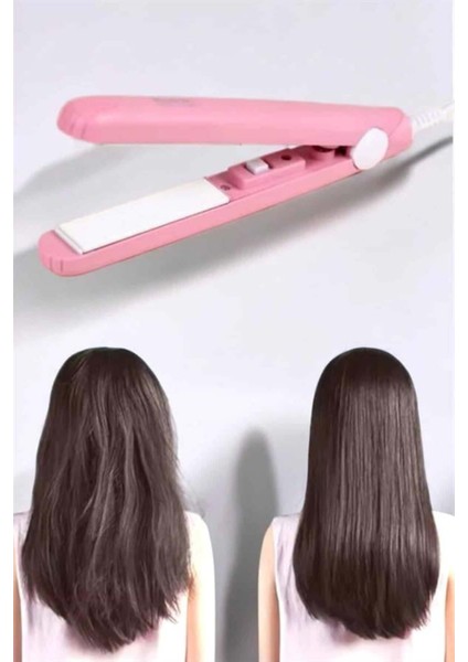 Mini Seramik Kaplama Saç Düzleştirici, Seyahat Dostu, Taşınabilir ve Şık Tasarım fırsatları