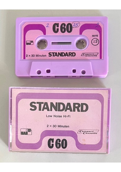 Mor Popart Dekor Kaset Kaset (Orjnal Dönem Baskı Kaset)