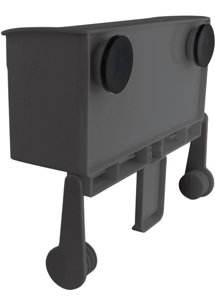 Eurotrail Vantuzlu Kağıt Havlu Tutucu ve Saklama Kutusu - Charcoal fiyatları