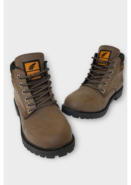 Unisex Kışlık Soğuk Geçirmez Kaydırmaz Taban Günlük Bağcıklı Bot Kahverengi modelleri