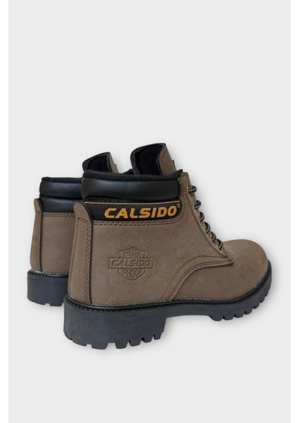 Unisex Kışlık Soğuk Geçirmez Kaydırmaz Taban Günlük Bağcıklı Bot Kahverengi fırsatları