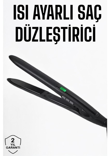 Saç Düzleştirici, Keratin Bakımlı, Seramik Kaplama, Parlak ve Sağlıklı Görünüm Sağlar