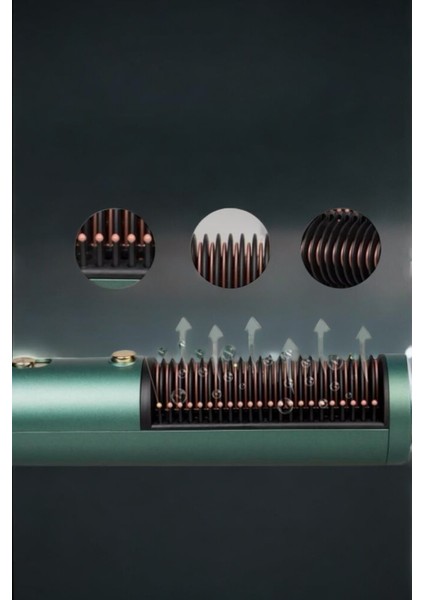 Üflemeli Fön Tarak Düzleştirici Seramik Kaplama Elektriklenme Karşıtı fırsatları