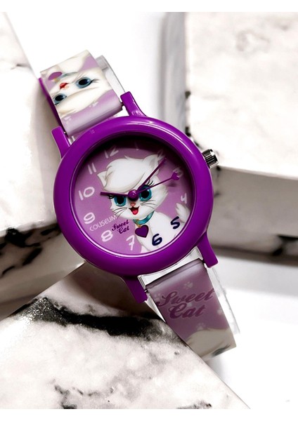 Renkli ve Figürlü Özel Kutulu Çocuk Kol Saati FT.CLS.CK11