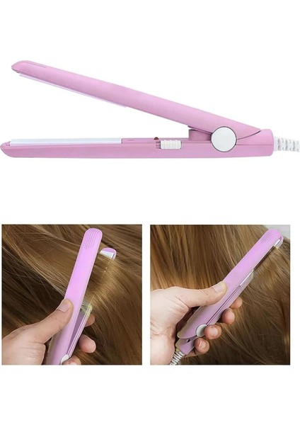 Mavi Renkli Mini Seyahat Saç Düzleştirici, Pratik ve Hafif Tasarım fiyatları