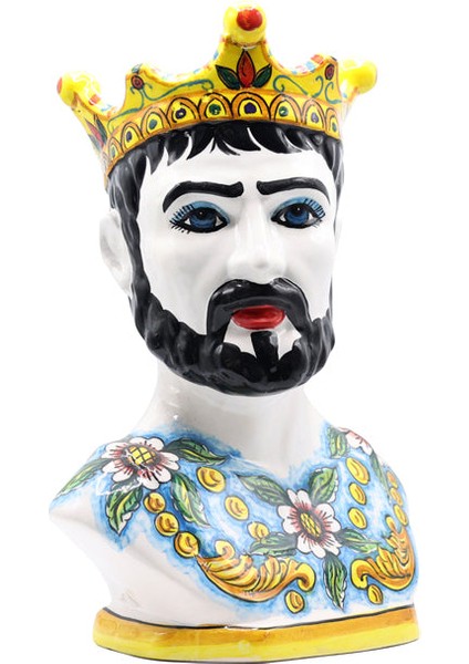 Moor Dekoratif Kral Büst Heykel fiyatları