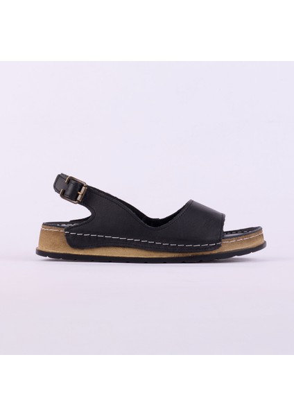 Hakiki Deri Kadın Sandalet 25KHMS306 indirimleri