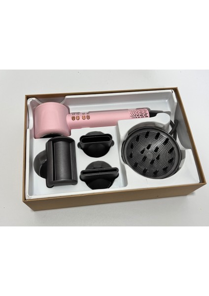 Renkli Saç Kurutma ve Şekillendirme Seti 1600W, Çok Renkli, Güçlü ve Hafif fırsatları