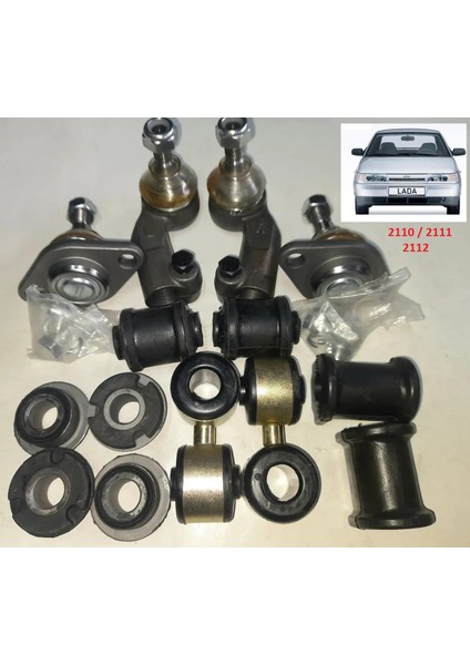 Lada Vega Öntakım Rotil ve Burç Seti Takım 2110 2111 2112 Set 14 Parça