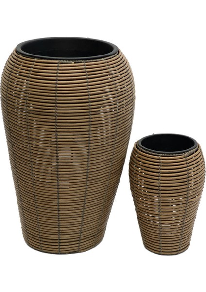 Cesena Büyük Boy Hasır Saksı modelleri