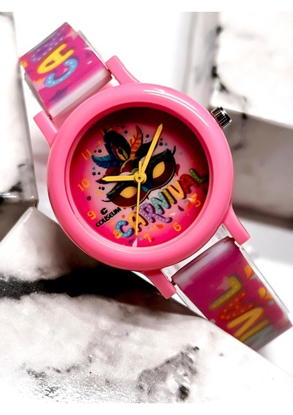 Renkli ve Figürlü Özel Kutulu Çocuk Kol Saati FT.CLS.CK14