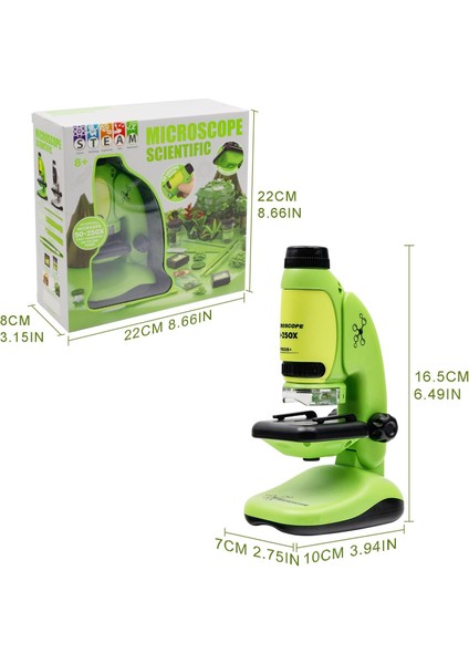 Mini Mikroskop Oyuncak Bilim Keşif Deney Seti