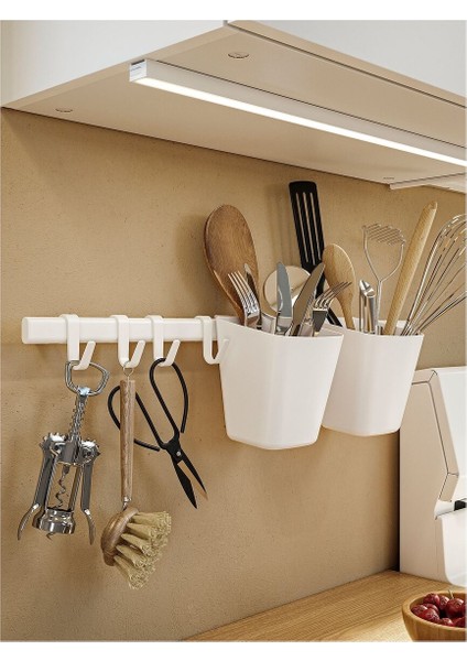 Duvar Rayı, Beyaz, 4 Kancalı ve 2 Kutulu Set fiyatları