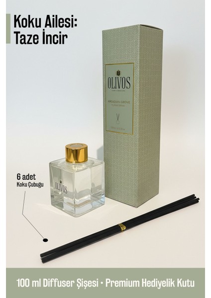 Argadian Grove Incir Çubuklu Oda Kokusu 100 ml – Taze ve Meyvemsi Uzun Süreli Koku Yayılımı fırsatları