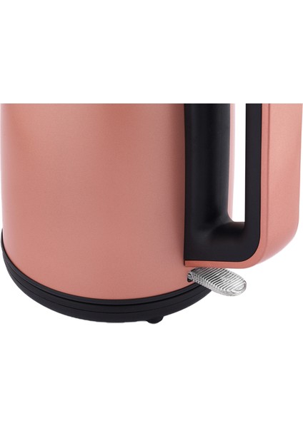 Şık Ince Çelik Çay Makinesi, Pembe Renkli, Dayanıklı ve Estetik Tasarım fırsatları