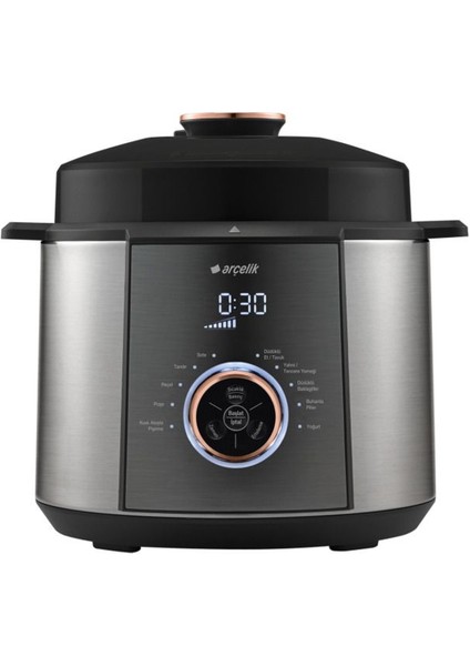 Çok Amaçlı Şef Pişirici, Metal Tasarım, Kullanışlı ve Dayanıklı Mutfak Gereci