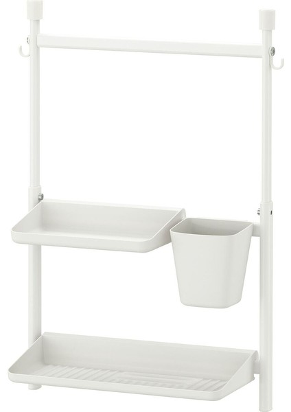 Duvar Rayı, Beyaz, 45/65X45,7 Cm, Kutulu ve 2 Düzenleyicili